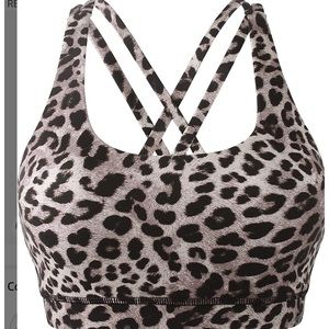Coreio NEW leopard print sports bra small